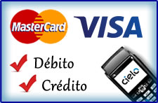 Forma de Pagamentos com Cartão de Credito e Débito